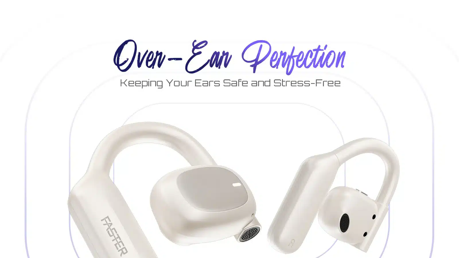 Faster arc x over ear buds