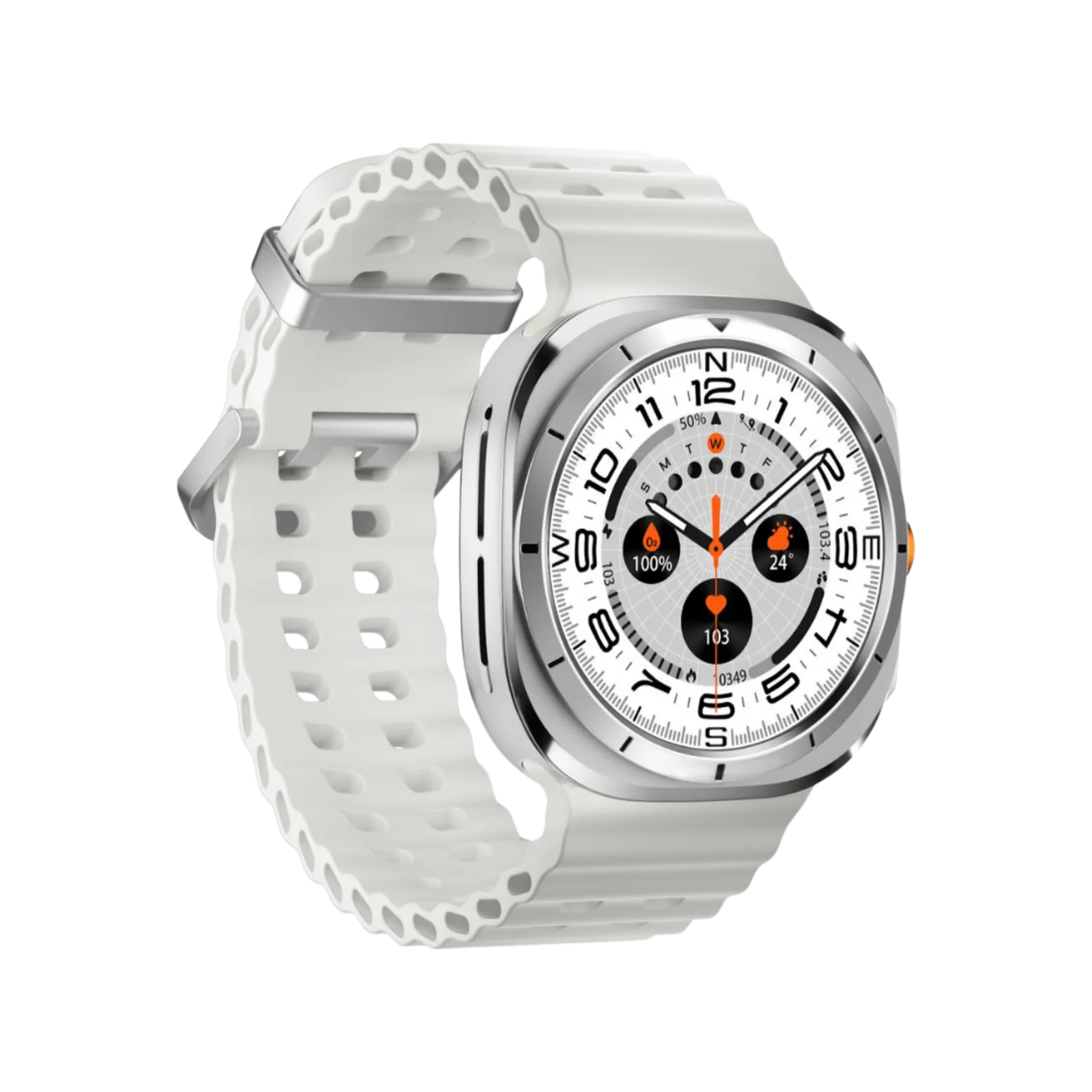 JS Watch 7 Ultra White 1 JS Watch 7 Ultra Smart Watch